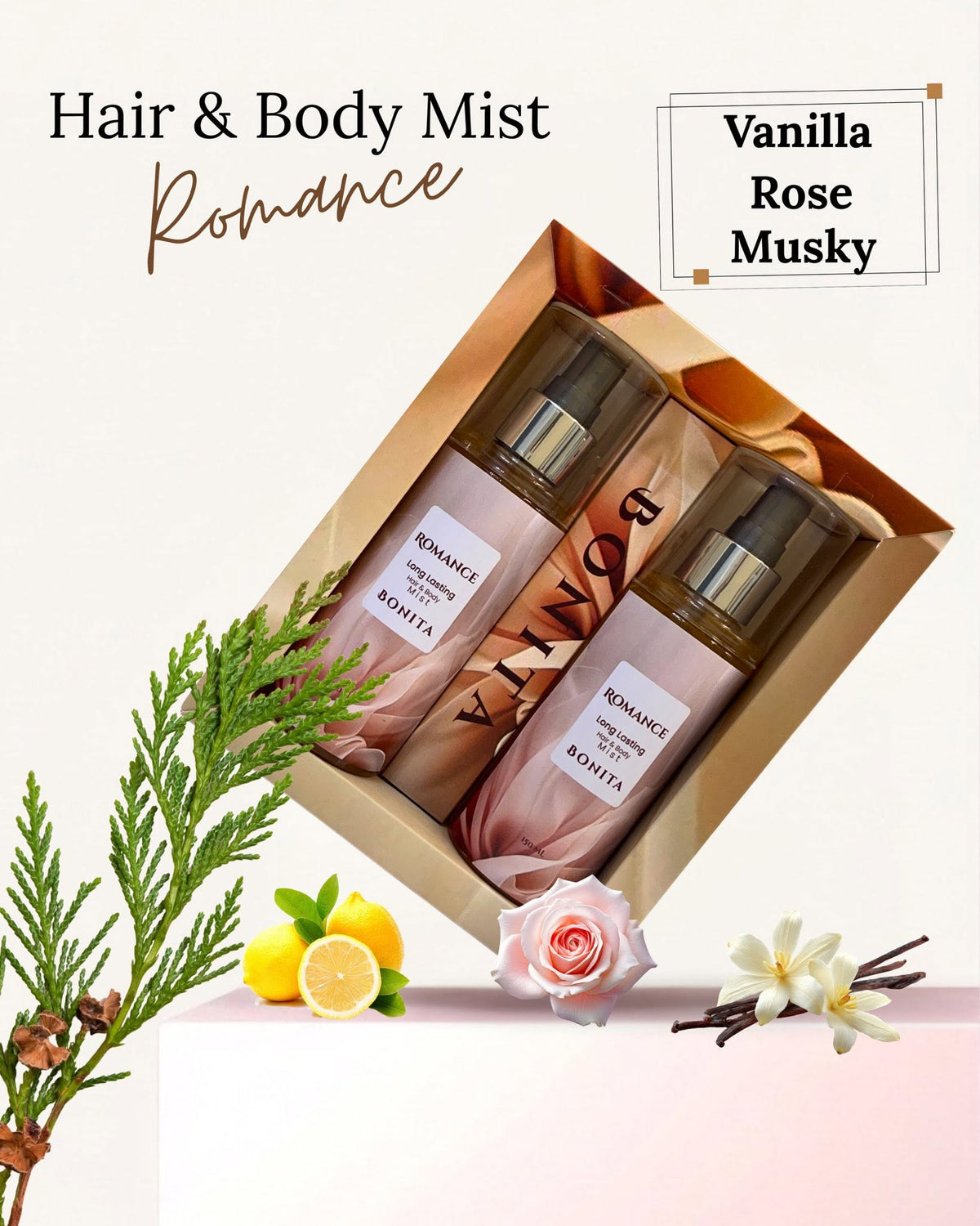 Bonita Romance Hair & Body Mist