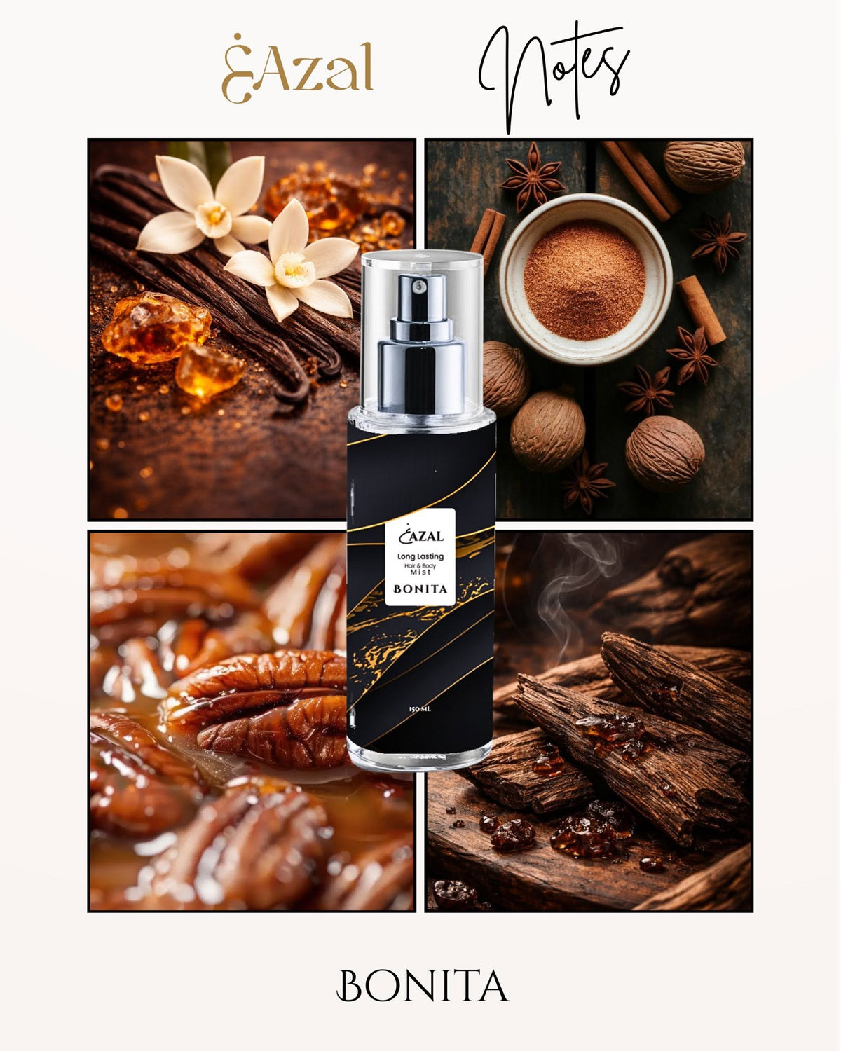 Bonita Ghazal Hair & Body Mist