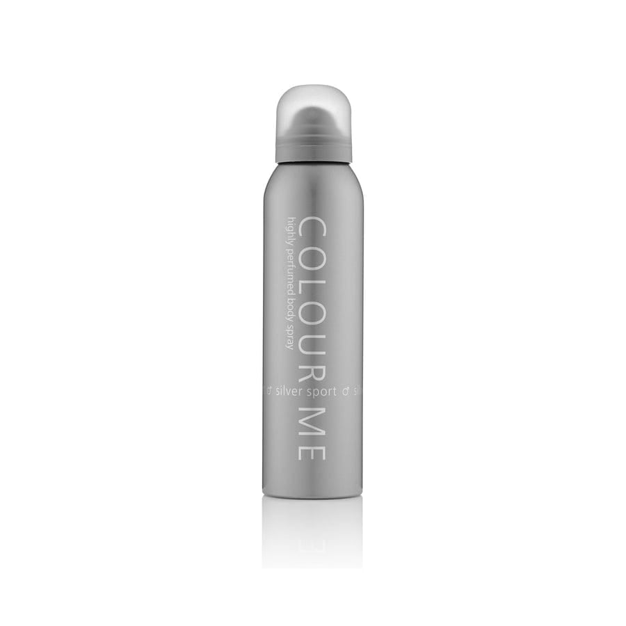 Colour Me Silver Sport Body Spray 150ml