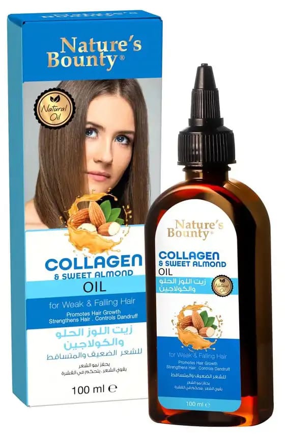 Nature's Bounty Collagen & Sweet Almond Hair Oil